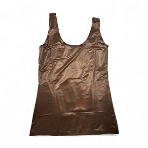 Spanx Invisible Tank Chestnut Brown Medium NWT